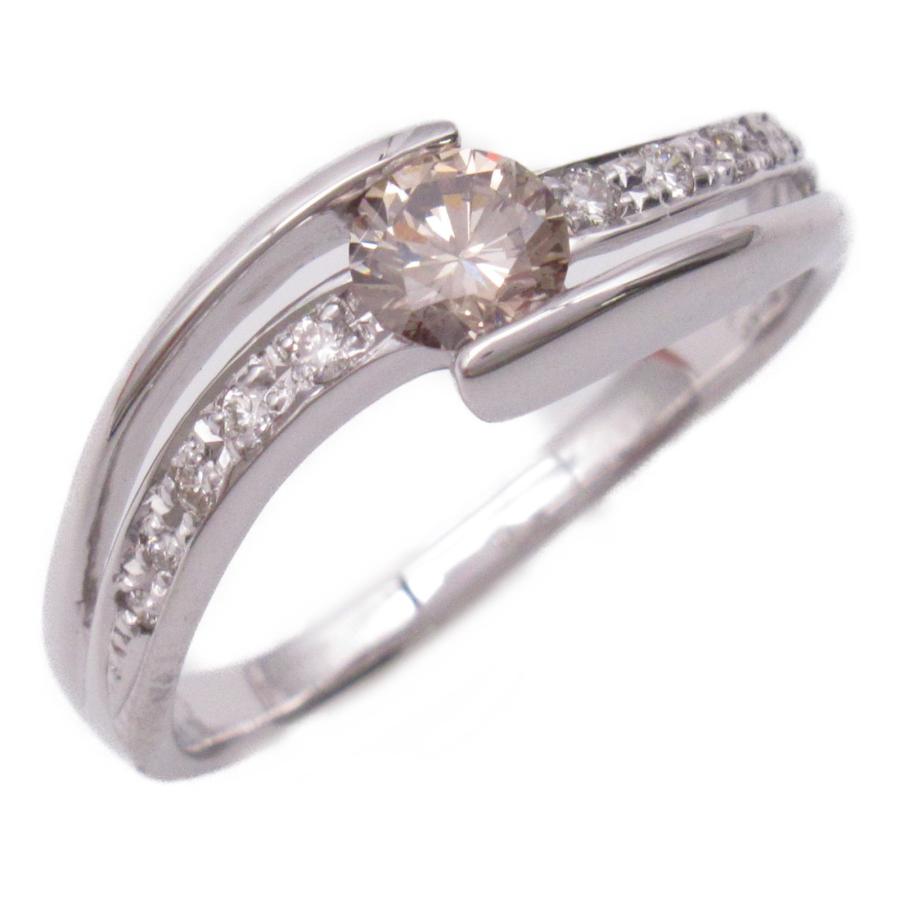 JEWELRY ジュエリー リング 指輪 ダイヤモンド クリア K18WG 中古  