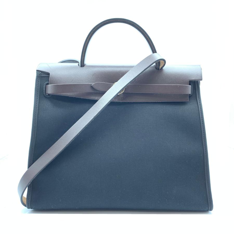 HERMES エルメス 2wayショルダーバッグ エールバッグジップPM ブラック  