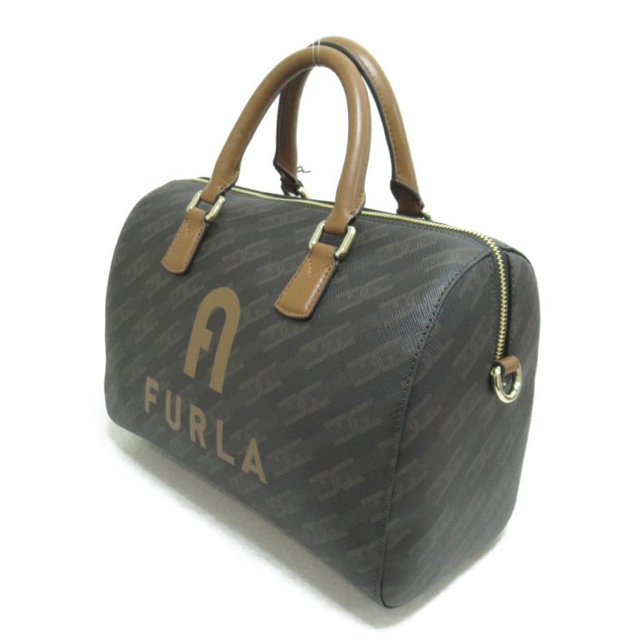 フルラ ボストンバッグ ブランドオフ Furla PVCコーティングキャンバス ボストンバッグ コーティングキャンバス レディース｜brandoff｜02