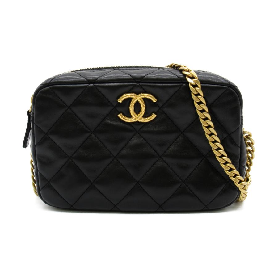 CHANEL シャネル ショルダーバッグ マトラッセ カメラバッグ チェーン  