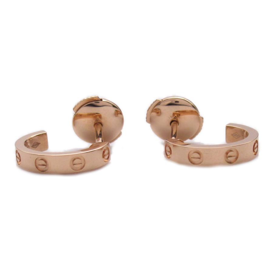 CARTIER カルティエ ピアス ミニラブピアス ゴールド系 K18PG（ピンク  