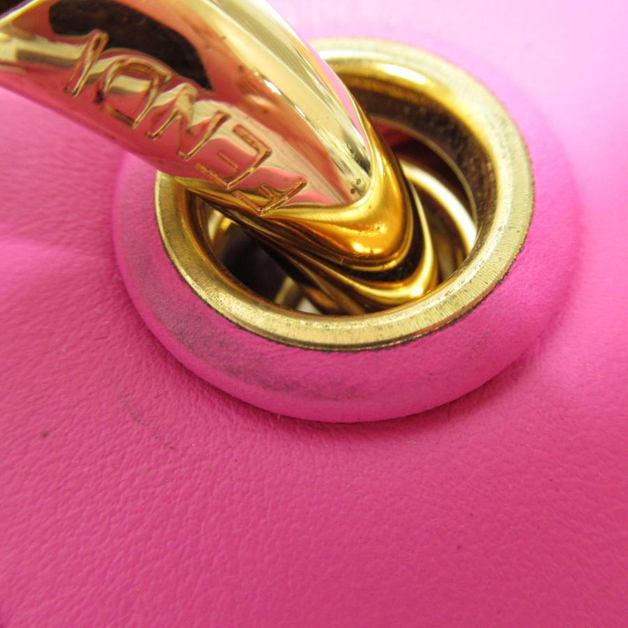 FENDI フェンディ セカンドバッグ クラッチバッグ ピンク系 レザー 