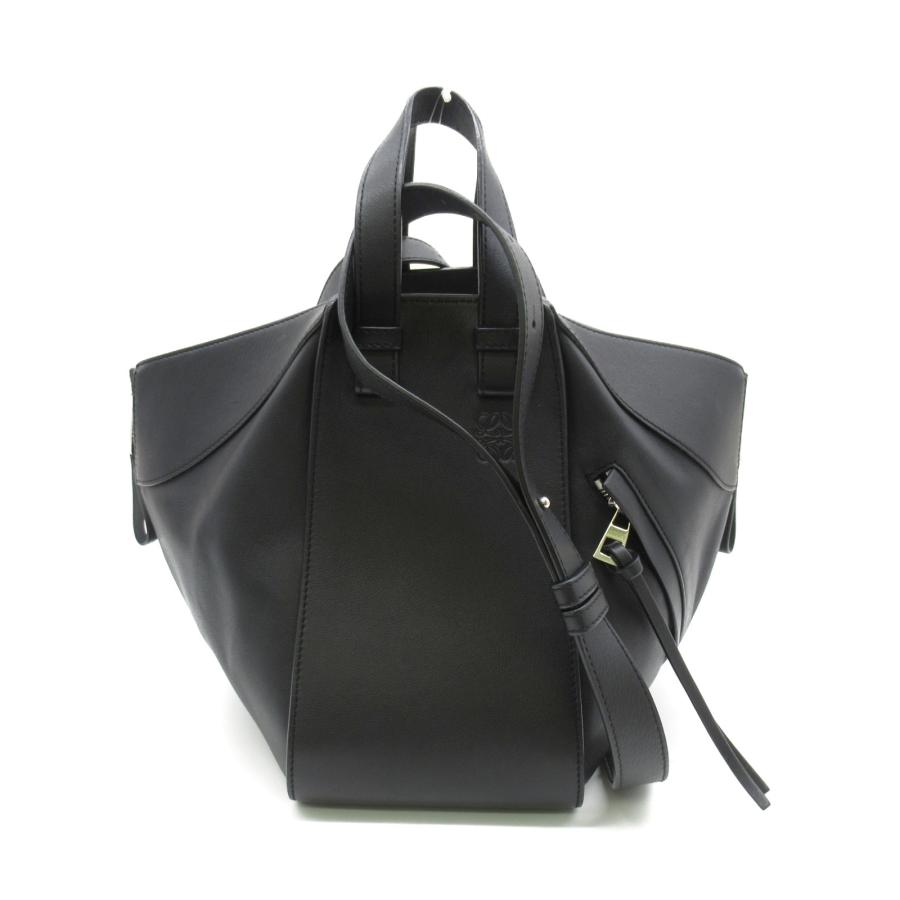 LOEWE ロエベ ショルダーバッグ ハンモックスモール ブラック系 レザー 