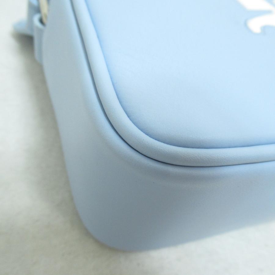 courreges クレージュ ショルダーバッグ カメラ ブルー系 レザー courreges クレージュ ショルダーバッグ カメラ ブルー系 レザー