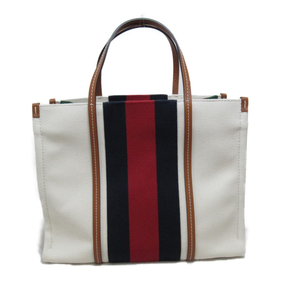 GUCCI グッチ トートバッグ トートバッグ ホワイト系 コットン 