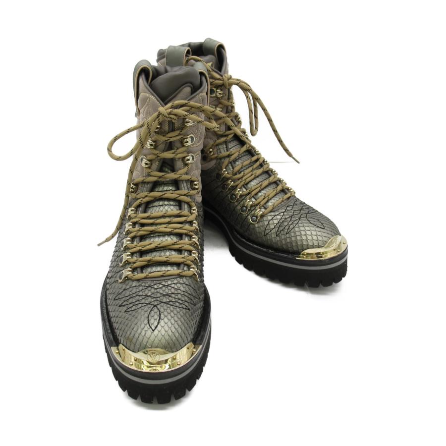 LOUIS VUITTON ルイ・ヴィトン ブーツ グレー系 中古 メンズ LOUIS VUITTON ルイ・ヴィトン ブーツ グレー系 中古 メンズ