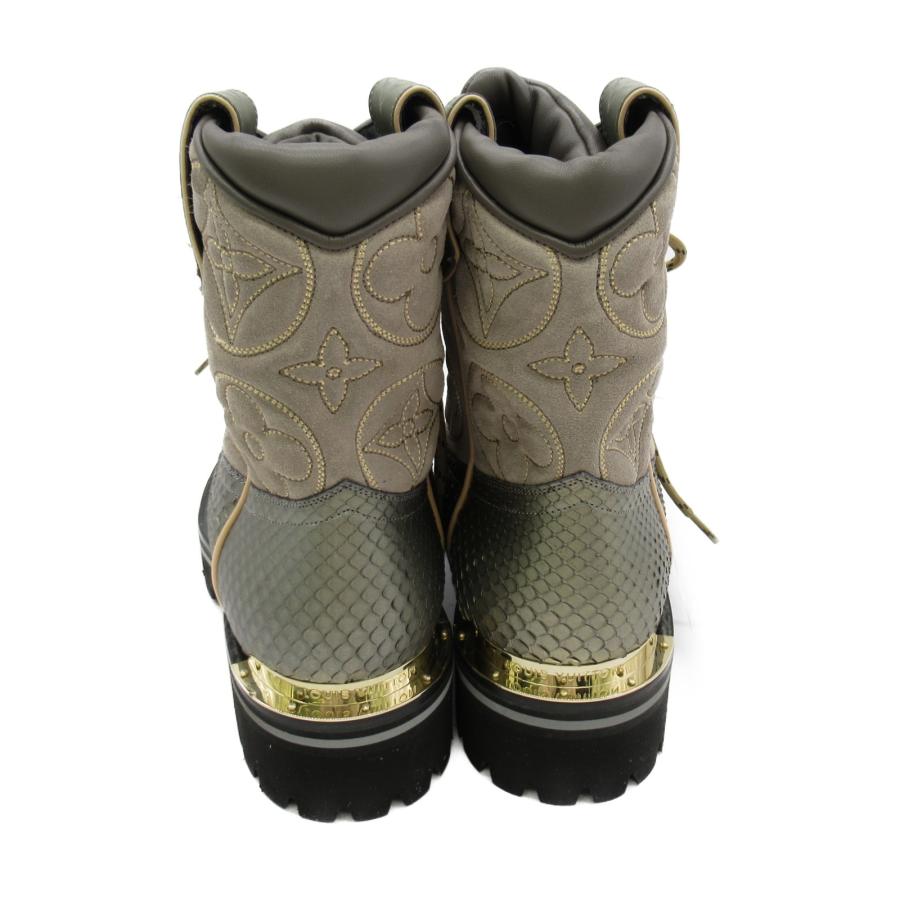 LOUIS VUITTON ルイ・ヴィトン ブーツ グレー系 中古 メンズ LOUIS VUITTON ルイ・ヴィトン ブーツ グレー系 中古 メンズ