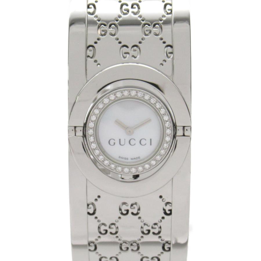 GUCCI グッチ 腕時計 トワール バングルウォッチ ウォッチ ホワイト系 
