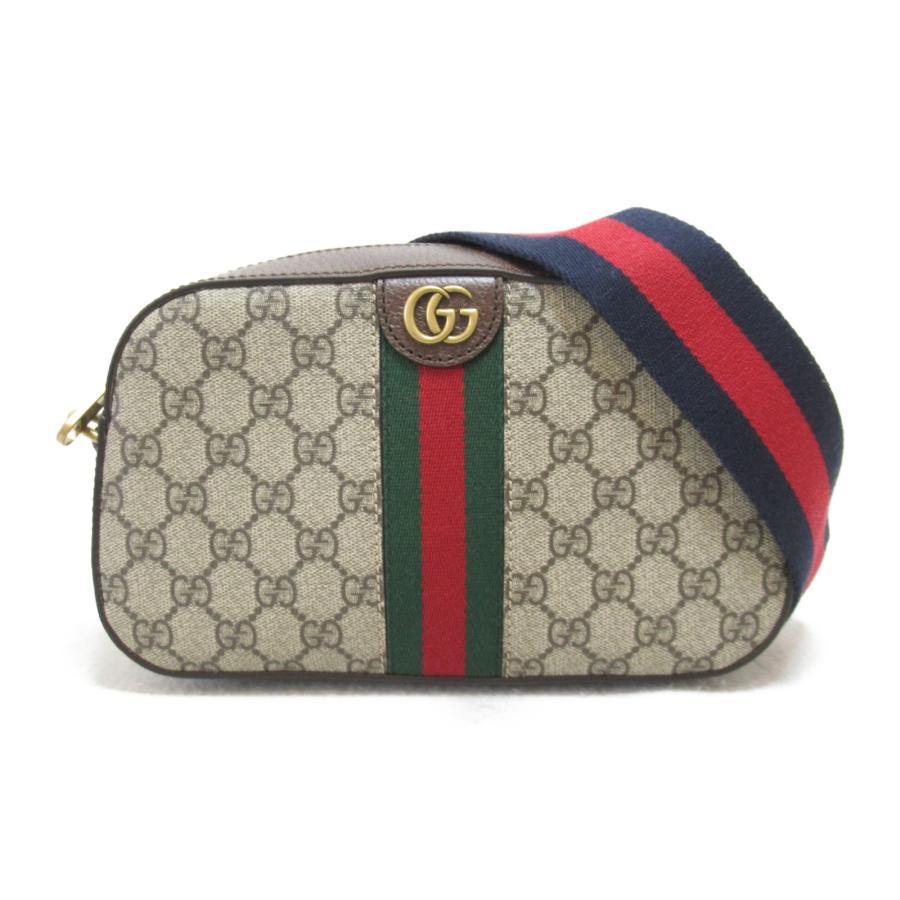 GUCCI グッチ ショルダーバッグ ブラウン系 キャンバス GG GUCCI グッチ ショルダーバッグ ブラウン系 キャンバス GG