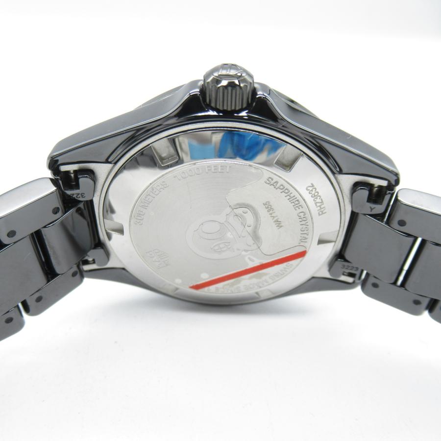 タグホイヤー アクアレーサー 腕時計 ウォッチ ブランドオフ TAG HEUER K18PG（ピンクゴールド） 腕時計 PG/セラミック 中古 レディース｜brandoff｜06
