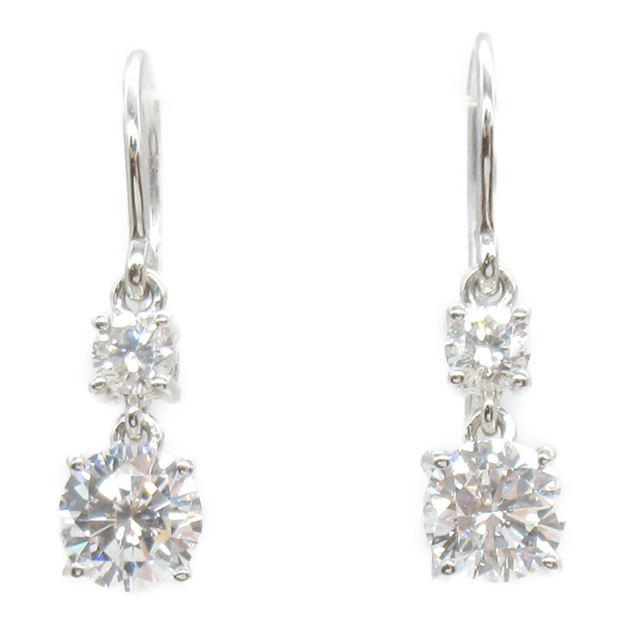 JEWELRY ジュエリー ピアス ダイヤモンド クリア系 K18WG（ホワイト  