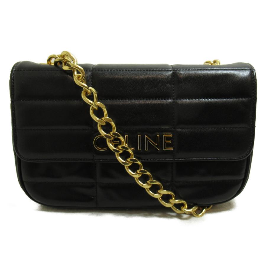 CELINE セリーヌ ショルダーバッグ モノクローム チェーン CELINE セリーヌ ショルダーバッグ モノクローム チェーン