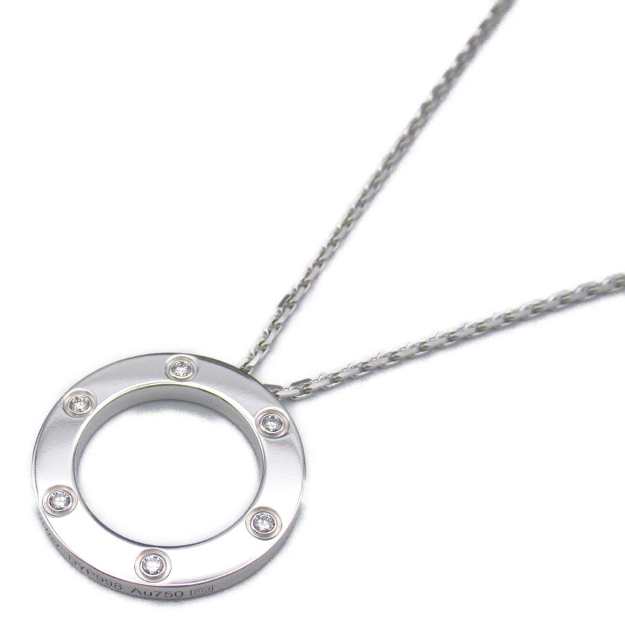 Cartier CARTIER カルティエ ネックレス ラブサークル 6Pダイヤ  