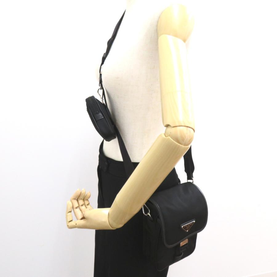 PRADA プラダ ショルダーバッグ ポーチ付ミニショルダー PRADA プラダ ショルダーバッグ ポーチ付ミニショルダー