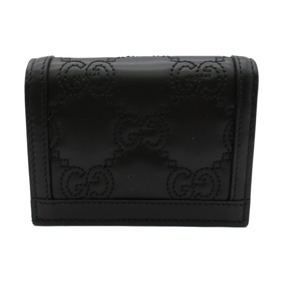 グッチ GGマトラッセ 二つ折り財布 ブランドオフ GUCCI レザー 二 