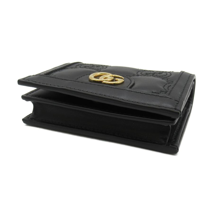 グッチ GGマトラッセ 二つ折り財布 ブランドオフ GUCCI レザー 二 