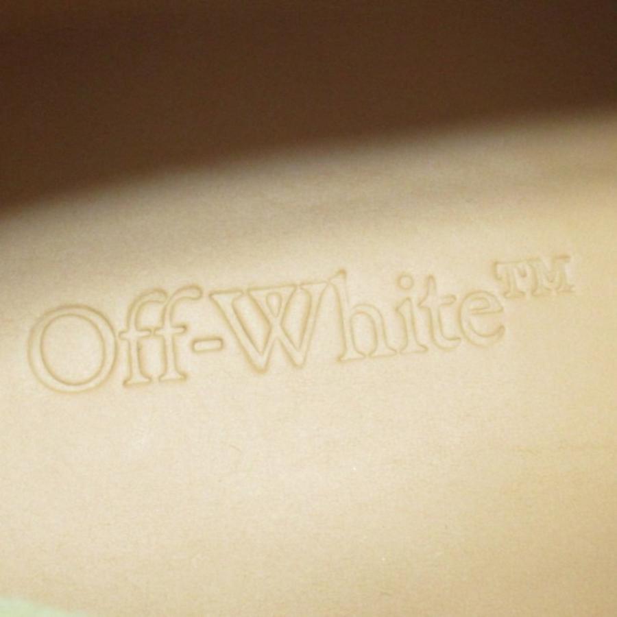 OFF-WHITE オフホワイト カジュアルシューズ レースアップシューズ ベージュ系 レザー  中古 メンズ｜brandoff｜07