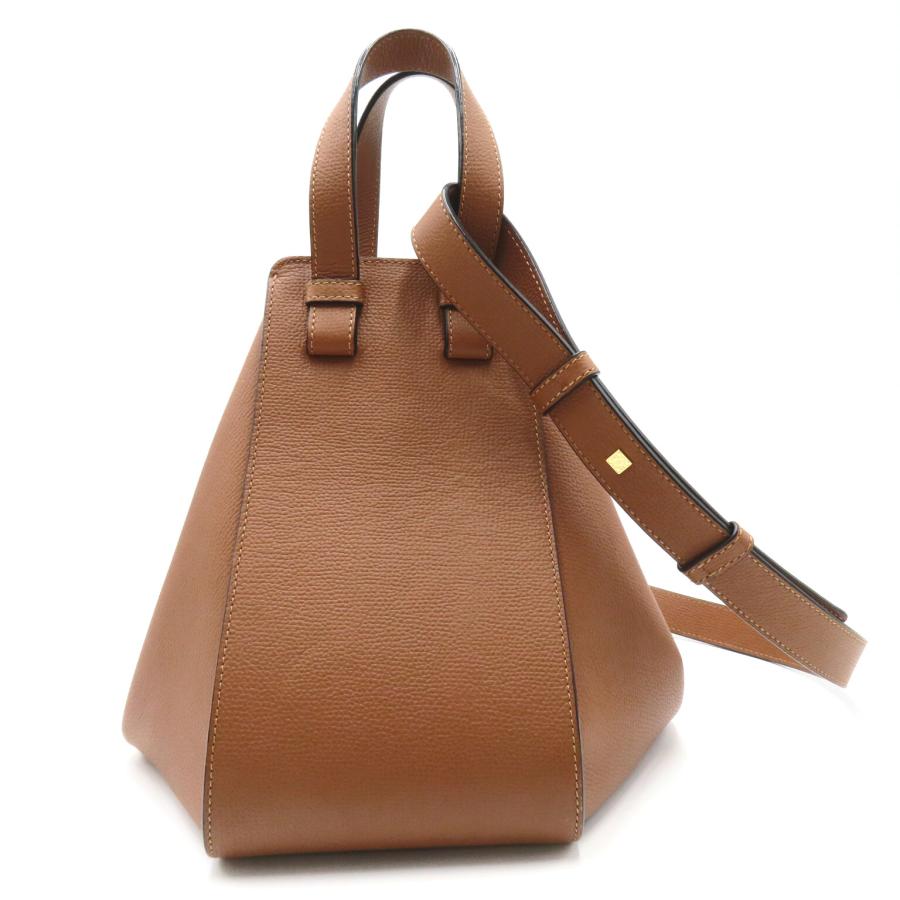LOEWE ロエベ ショルダーバッグ ハンモックスモール ブラウン系 レザー 