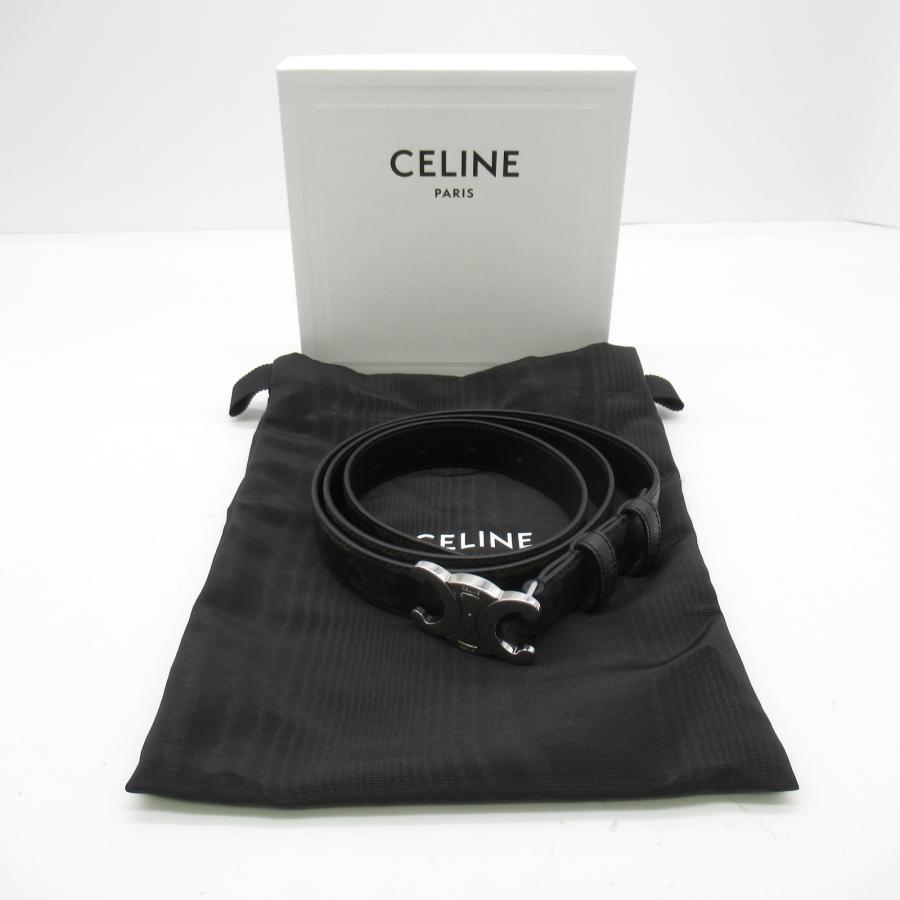 CELINE セリーヌ ベルト ミディアム トリオンフ ブラック系 CELINE セリーヌ ベルト ミディアム トリオンフ ブラック系