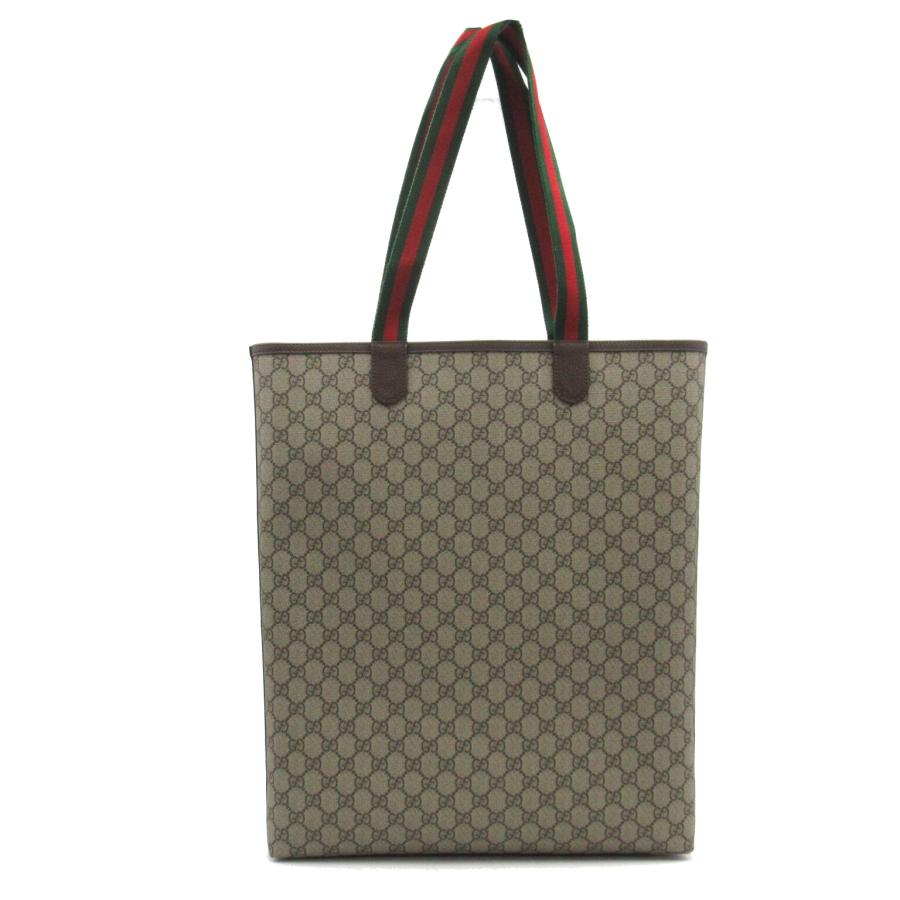 GUCCI グッチ GGスプリーム トートバッグ ブランドオフ PVC GUCCI グッチ GGスプリーム トートバッグ ブランドオフ PVC