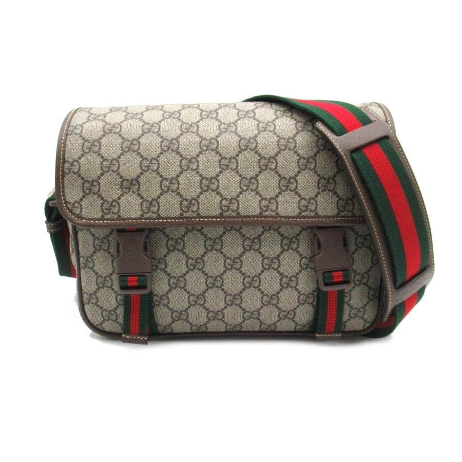 GUCCI グッチ GGスプリームショルダーバッグ ブランドオフ PVC GUCCI グッチ GGスプリームショルダーバッグ ブランドオフ PVC