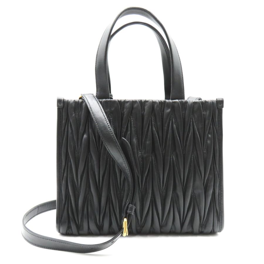 ミュウ マテラッセ 2wayトートバッグ ブランドオフ Miu レザー ミュウ マテラッセ 2wayトートバッグ ブランドオフ Miu レザー