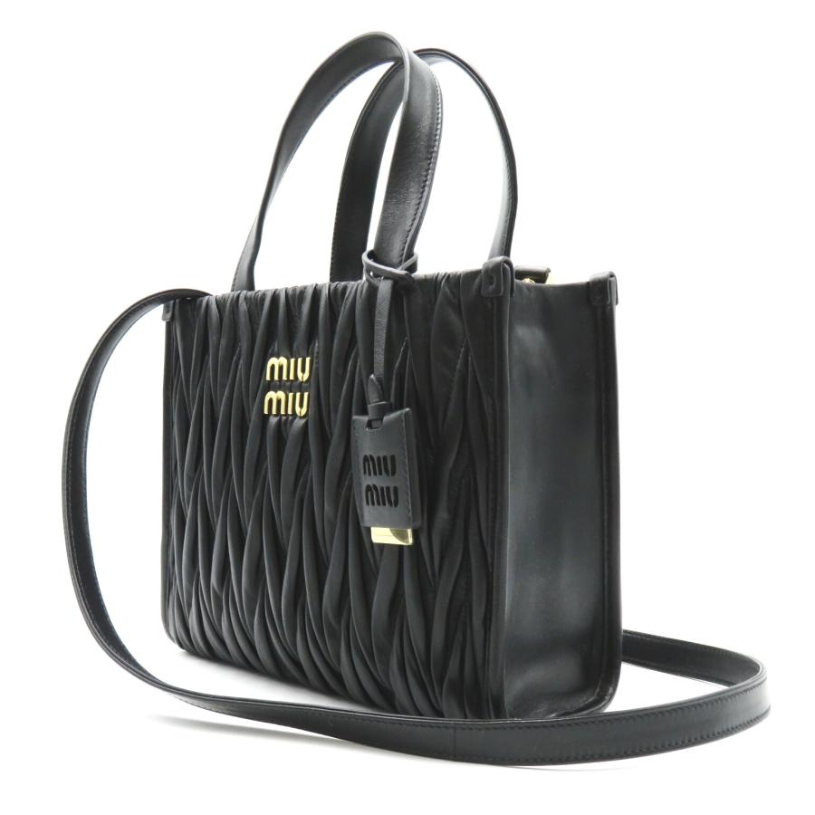 ミュウ マテラッセ 2wayトートバッグ ブランドオフ Miu レザー ミュウ マテラッセ 2wayトートバッグ ブランドオフ Miu レザー