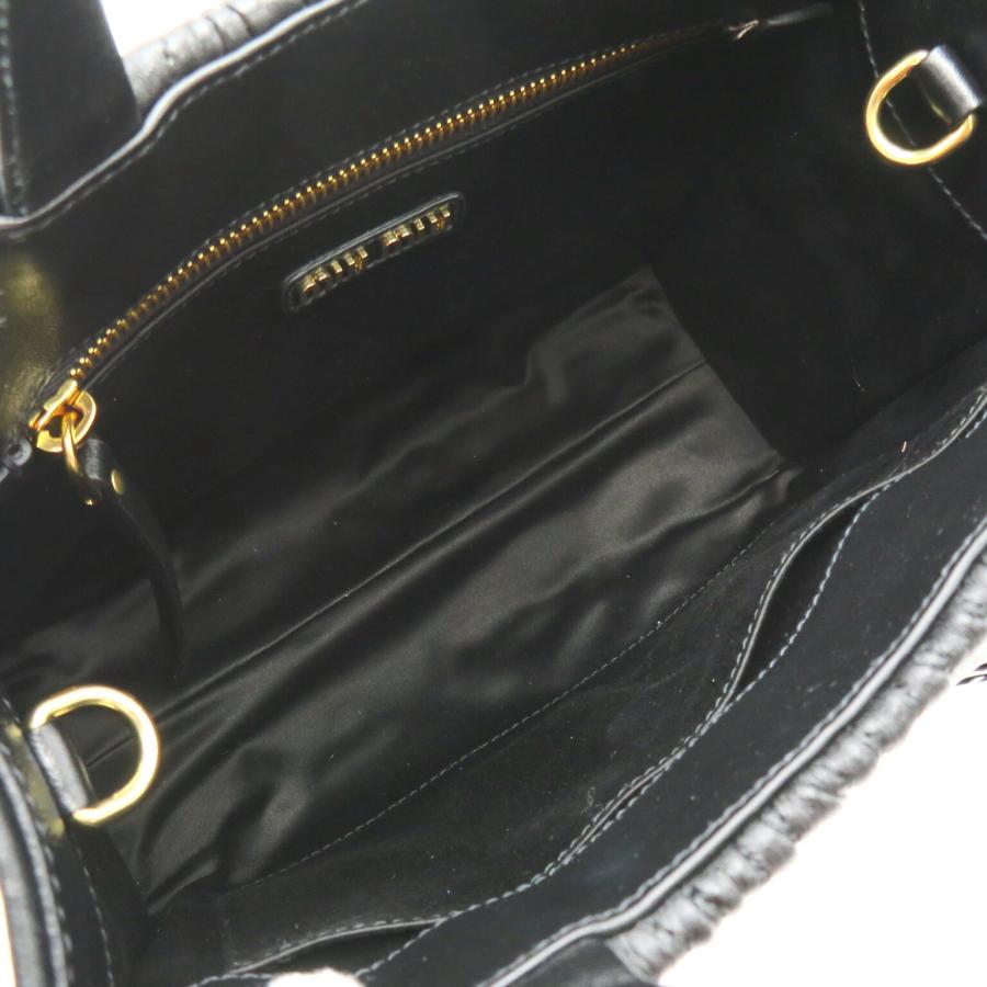ミュウ マテラッセ 2wayトートバッグ ブランドオフ Miu レザー ミュウ マテラッセ 2wayトートバッグ ブランドオフ Miu レザー