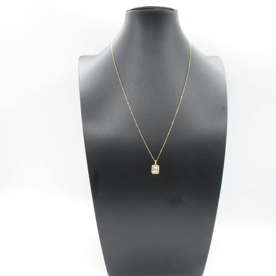 JEWELRY ジュエリー ネックレス ダイヤモンド クリア系 K18（イエロー  