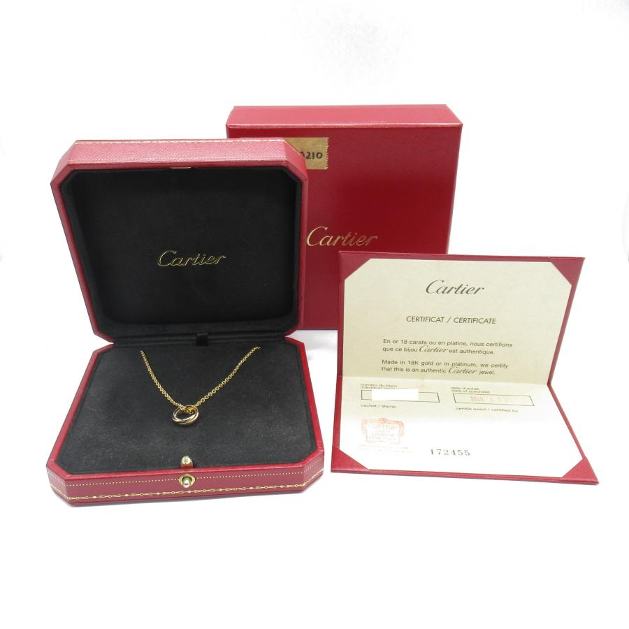 カルティエ トリニティネックレス ブランドオフ CARTIER K18（イエローゴールド） ネックレス 750スリーゴールド 中古 レディース｜brandoff｜08