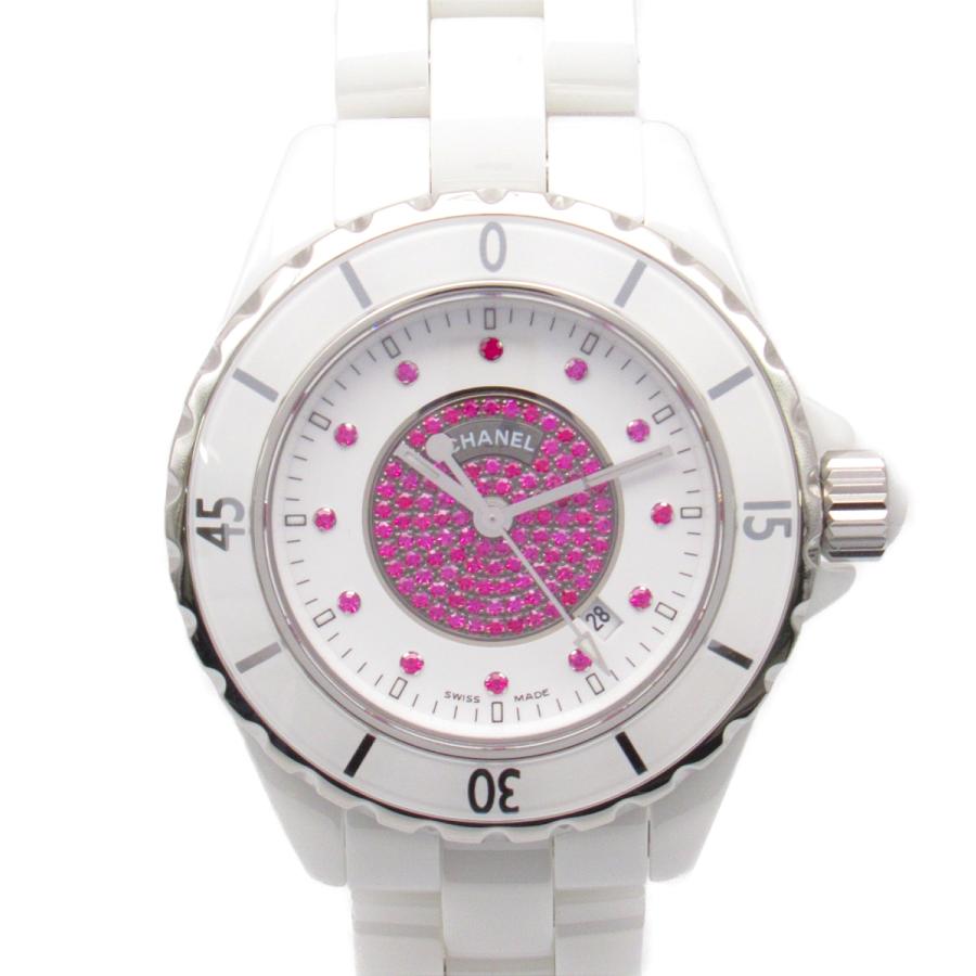 CHANEL シャネル J12 12Pルビー/パヴェルビー ブランドオフ セラミック