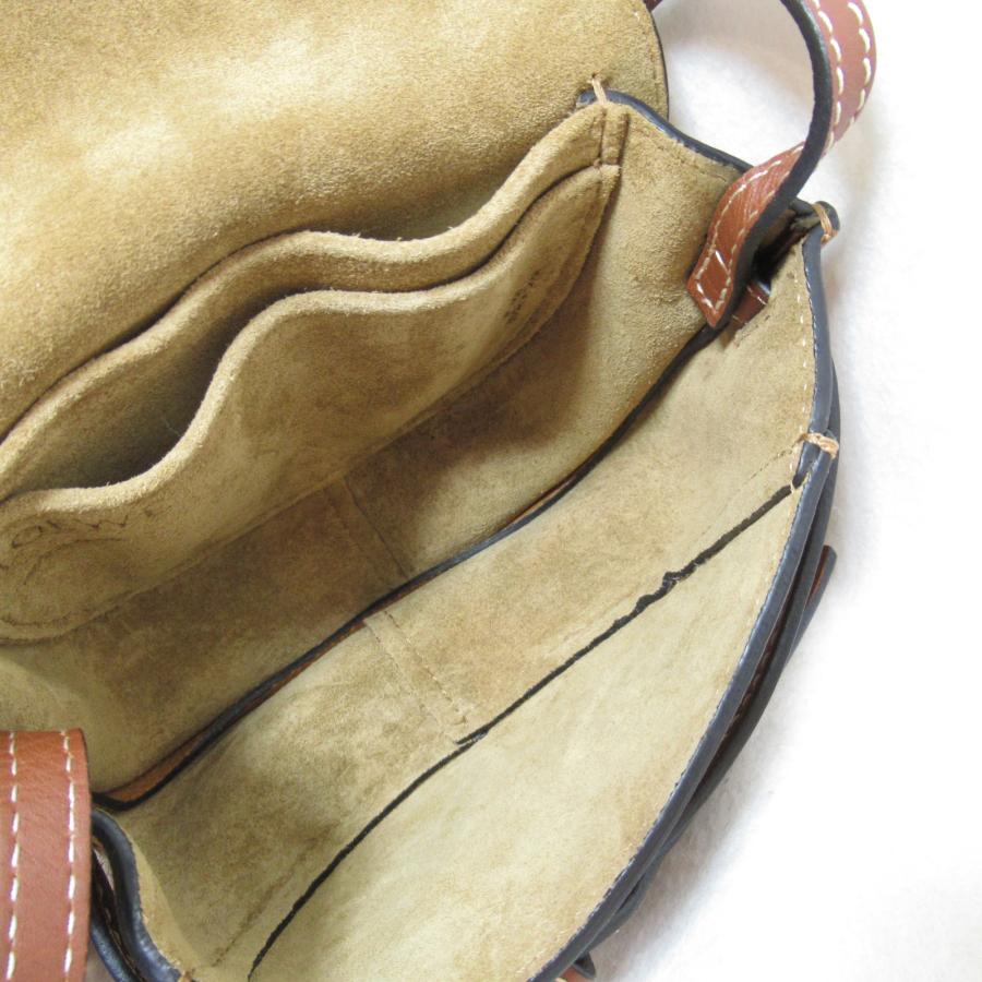 LOEWE ロエベ ショルダーバッグ ゲートミニ ブラウン系 レザー LOEWE ロエベ ショルダーバッグ ゲートミニ ブラウン系 レザー