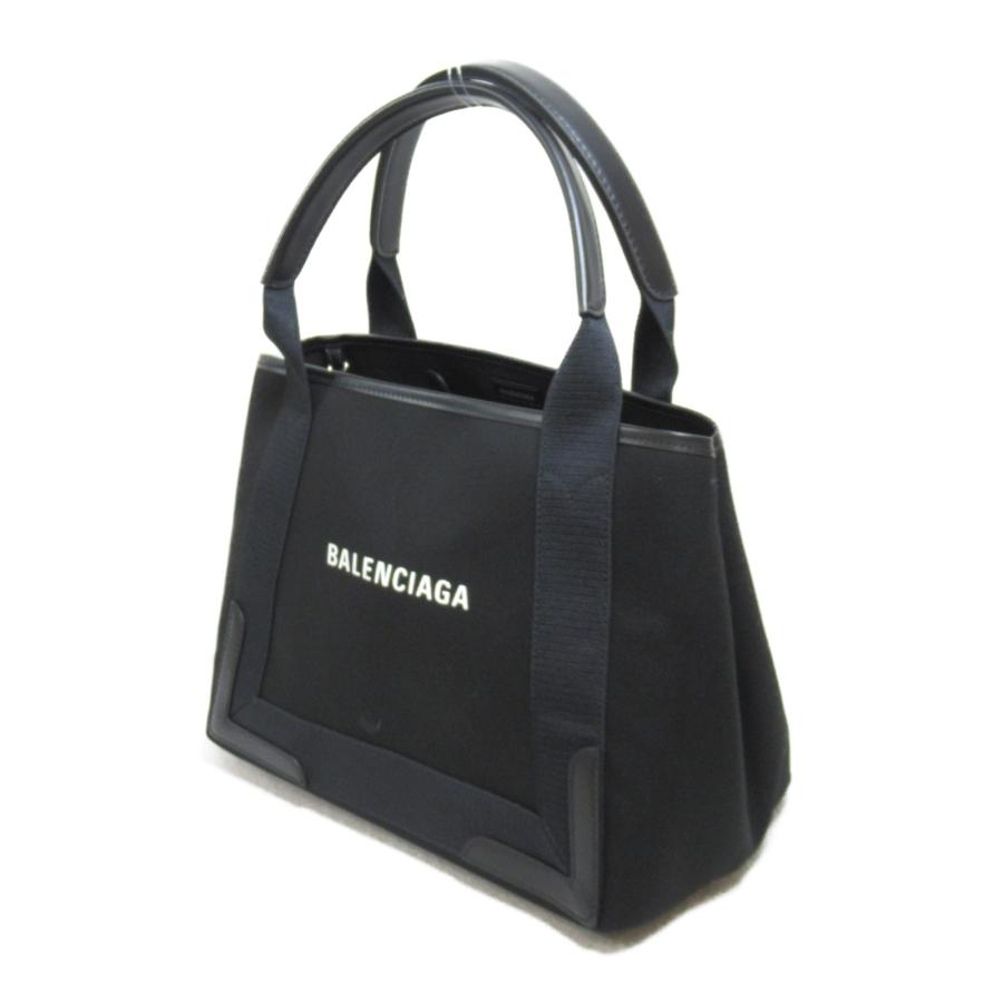 バレンシアガ ネイビー スモール カバス トートバッグ ブランドオフ BALENCIAGA カーフ（牛革） トートバッグ コットンキャンバス レディ｜brandoff｜03