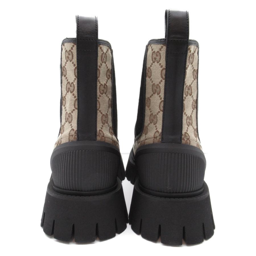GUCCI グッチ GG アンクル ブーツ ブランドオフ GGキャンバス GG GUCCI グッチ GG アンクル ブーツ ブランドオフ GGキャンバス GG