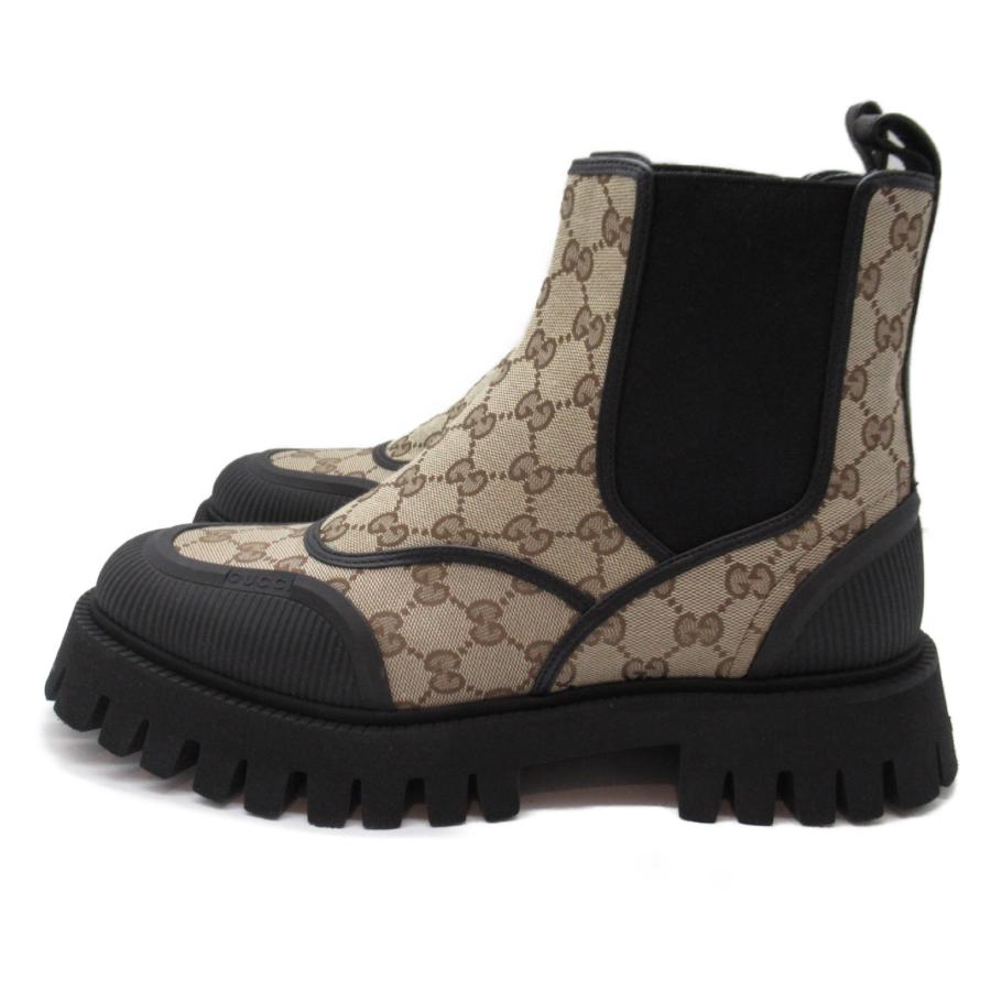 GUCCI グッチ GG アンクル ブーツ ブランドオフ GGキャンバス GG GUCCI グッチ GG アンクル ブーツ ブランドオフ GGキャンバス GG