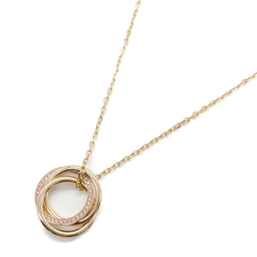 Cartier カルティエ トリニティネックレス ピンクサファイア ブランド  