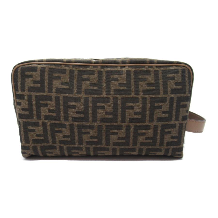 フェンディ FFジャカード ポーチ ブランドオフ FENDI 