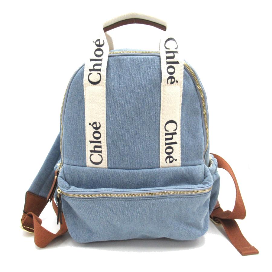 Chloe クロエ バックパック ブランドオフ デニム リュックサック Chloe クロエ バックパック ブランドオフ デニム リュックサック