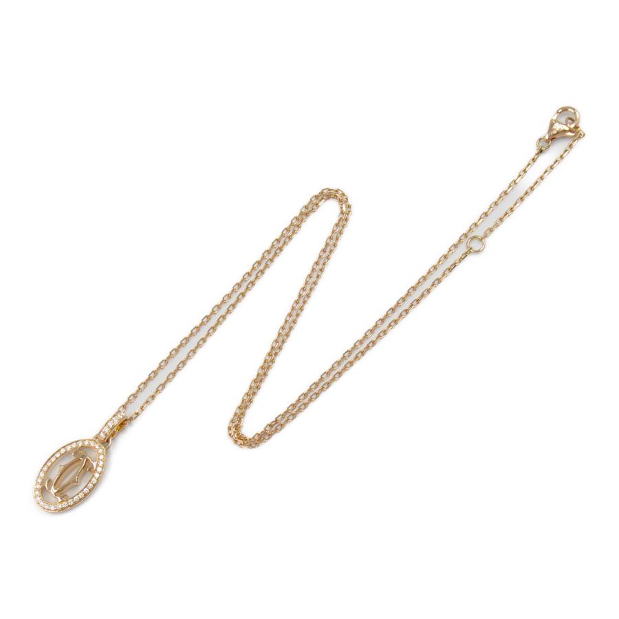 Cartier カルティエ ロゴ ドゥーブルC ダイヤ ネックレス Cartier カルティエ ロゴ ドゥーブルC ダイヤ ネックレス