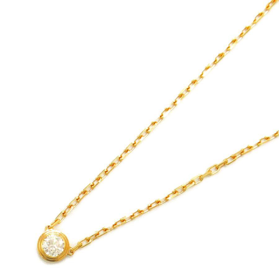 カルティエ ダムール ネックレスSM ブランドオフ CARTIER K18  