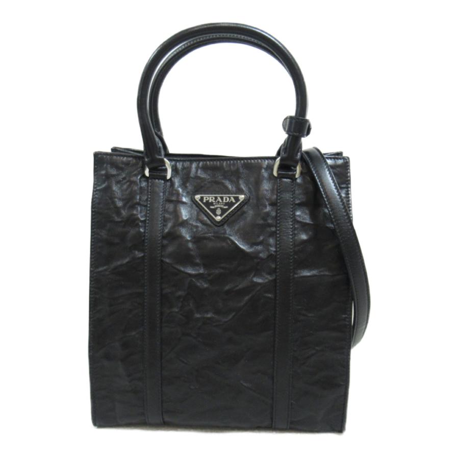 プラダ ナッパ アンティーク 2wayショルダー バッグ ブランドオフ  