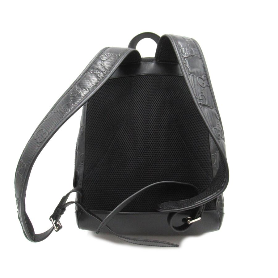 GUCCI グッチ GGエンボス バックパック ブランドオフ レザー GUCCI グッチ GGエンボス バックパック ブランドオフ レザー