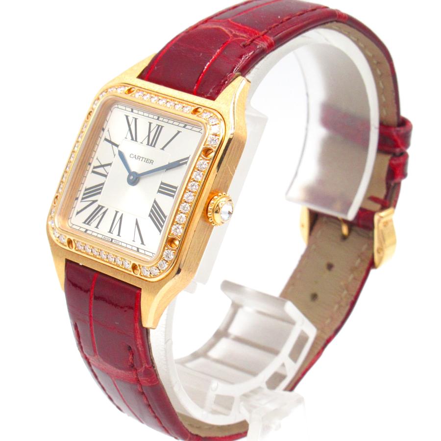 Cartier カルティエ サントス デュモンSM ダイヤベゼル ブランド Cartier カルティエ サントス デュモンSM ダイヤベゼル ブランド