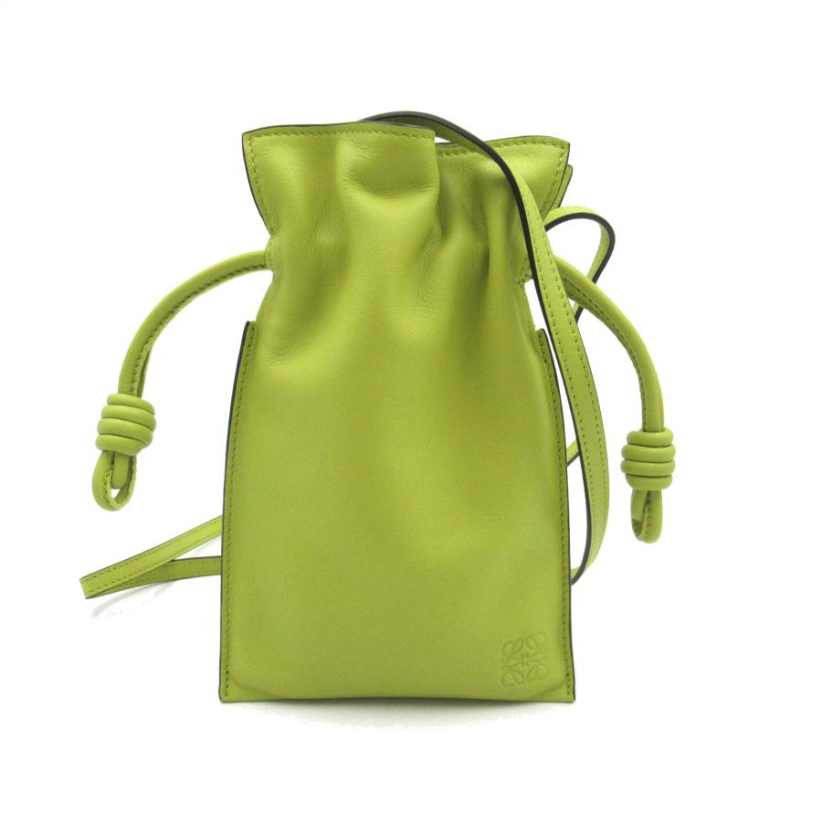 LOEWE ロエベ フラメンコポケットショルダー ブランドオフ レザー 