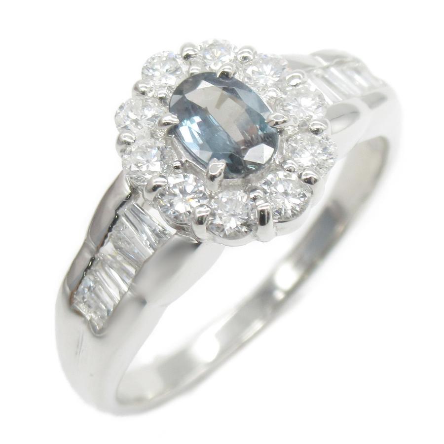 ジュエリー アレキサンドライト ダイヤモンド リング ブランドオフ  