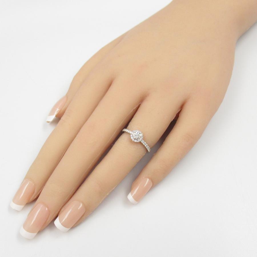 4℃ 婚約指輪 9号 pt950 0.23ct プラチナ ダイヤモンド