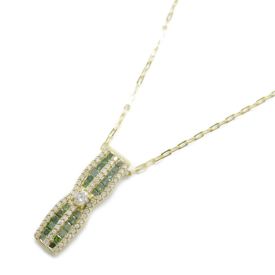 ジュエリー トルマリン ダイヤモンド ネックレス ブランドオフ JEWELRY  