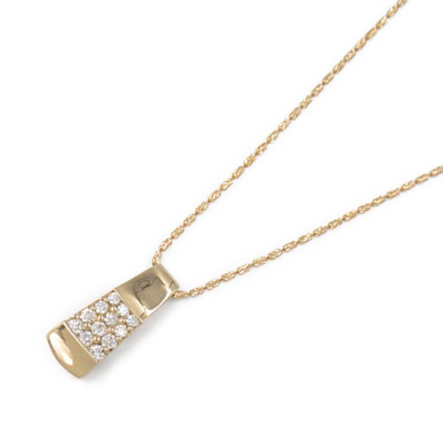 ジュエリー ダイヤ ネックレス ブランドオフ JEWELRY K18PG（ピンク  