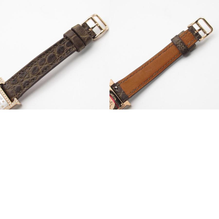 HERMES エルメス Hウォッチミニ ベゼルダイヤ/11Pダイヤ HERMES エルメス Hウォッチミニ ベゼルダイヤ/11Pダイヤ