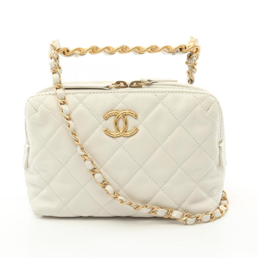 CHANEL シャネル マトラッセ ブランドオフ レザー ショルダーバッグ 